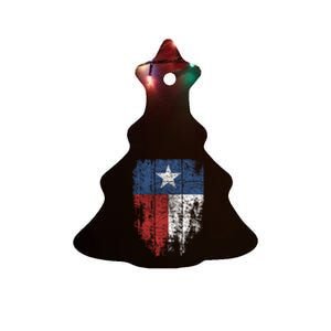 Texas T shirt | Distressed Texas State Flag Ceramic Tree Ornament