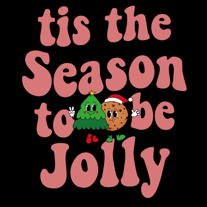 Tis The Season To Be Jolly Cookie Tree Christmas Retro Mug