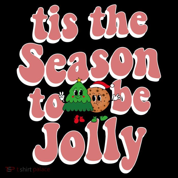 Tis The Season To Be Jolly Cookie Tree Christmas Retro Visor