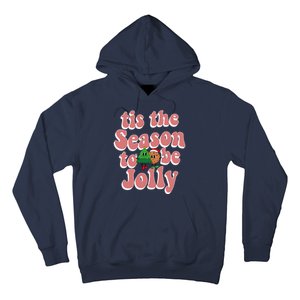 Tis The Season To Be Jolly Cookie Tree Christmas Retro Hoodie