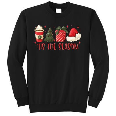 Tis The Season Christmas Coffee Lover Santa Claus Xmas Gifts Sweatshirt