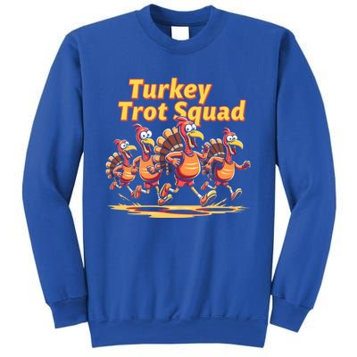 Turkey Trot Squad Running Thanksgiving Teams Fun Run Meaningful Gift Sweatshirt