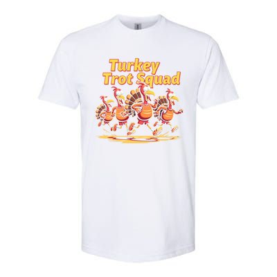 Turkey Trot Squad Running Thanksgiving Teams Fun Run Meaningful Gift Softstyle CVC T-Shirt