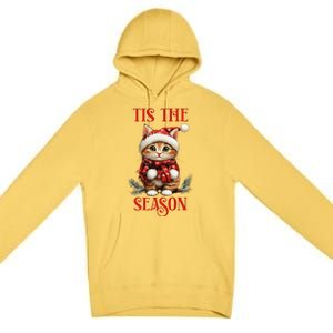 Tis The Season Cat Premium Pullover Hoodie