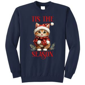 Tis The Season Cat Tall Sweatshirt