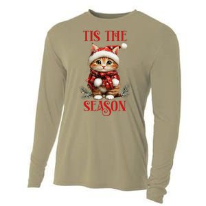 Tis The Season Cat Cooling Performance Long Sleeve Crew