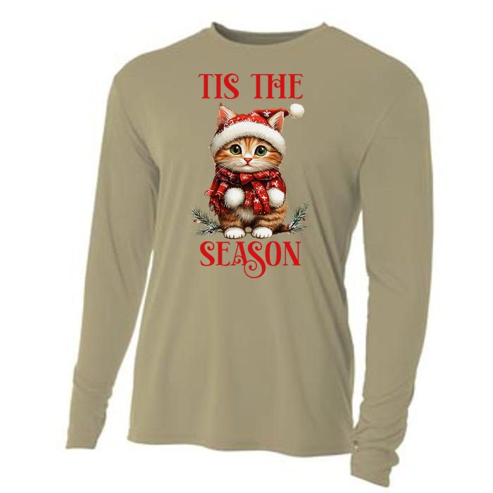 Tis The Season Cat Cooling Performance Long Sleeve Crew