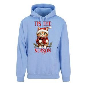 Tis The Season Cat Unisex Surf Hoodie