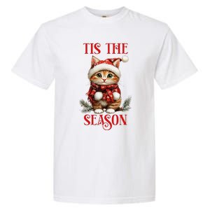 Tis The Season Cat Garment-Dyed Heavyweight T-Shirt