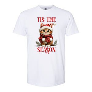 Tis The Season Cat Softstyle CVC T-Shirt