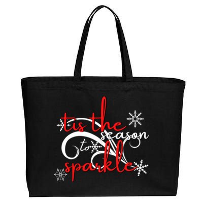 Tis The Season To Novelty Sarcastic Gift Idea Funny Gift Cotton Canvas Jumbo Tote