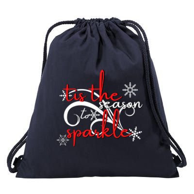 Tis The Season To Novelty Sarcastic Gift Idea Funny Gift Drawstring Bag