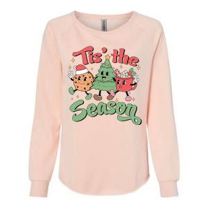 Tis The Season Christmas Holiday Festive Womens California Wash Sweatshirt