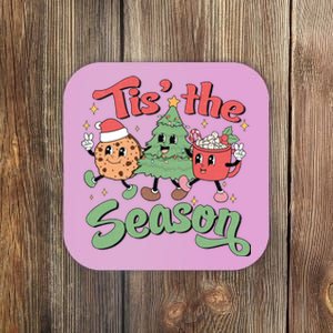 Tis The Season Christmas Holiday Festive Coaster