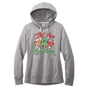 Tis The Season Christmas Holiday Festive Women's Fleece Hoodie