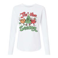 Tis The Season Christmas Holiday Festive Womens Cotton Relaxed Long Sleeve T-Shirt