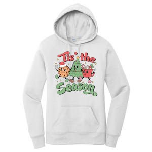 Tis The Season Christmas Holiday Festive Women's Pullover Hoodie