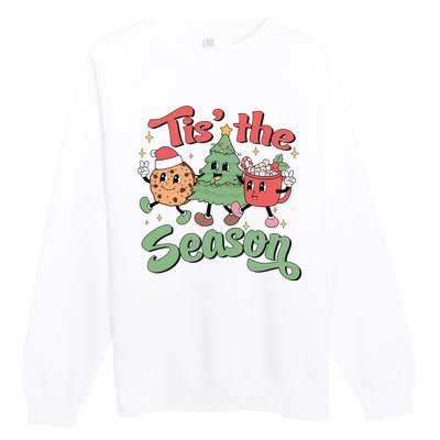 Tis The Season Christmas Holiday Festive Premium Crewneck Sweatshirt