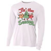 Tis The Season Christmas Holiday Festive Cooling Performance Long Sleeve Crew