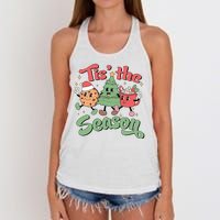 Tis The Season Christmas Holiday Festive Women's Knotted Racerback Tank