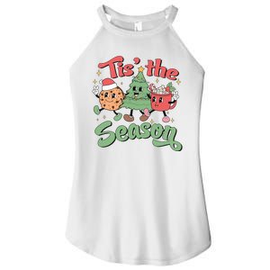 Tis The Season Christmas Holiday Festive Women's Perfect Tri Rocker Tank