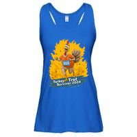 Turkey Trot Survivor 2024 Funny Thanksgiving Jog Run Race Funny Gift Ladies Essential Flowy Tank