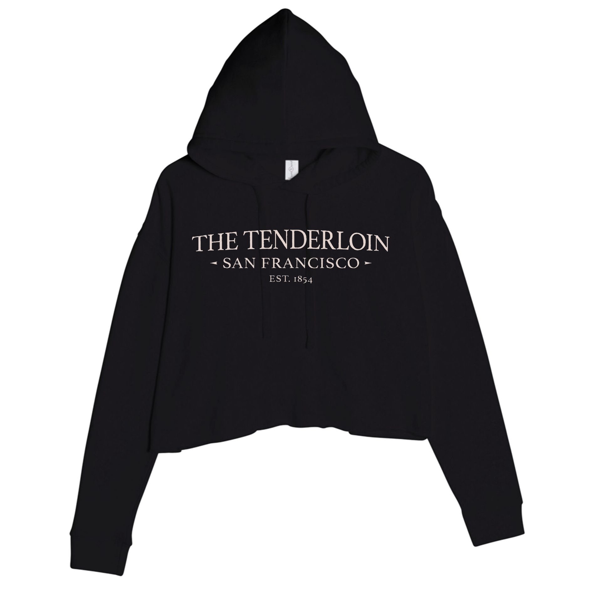 The Tenderloin San Francisco Crop Fleece Hoodie