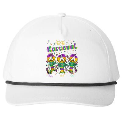 Tis The Season For Crawfish Mardi Gras Carnaval Meaningful Gift Snapback Five-Panel Rope Hat