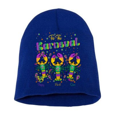 Tis The Season For Crawfish Mardi Gras Carnaval Meaningful Gift Short Acrylic Beanie