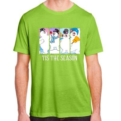 Tis The Season Frosty Snowman Frosty Christmas Adult ChromaSoft Performance T-Shirt