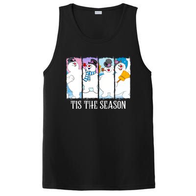 Tis The Season Frosty Snowman Frosty Christmas PosiCharge Competitor Tank