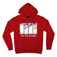 Tis The Season Frosty Snowman Frosty Christmas Hoodie