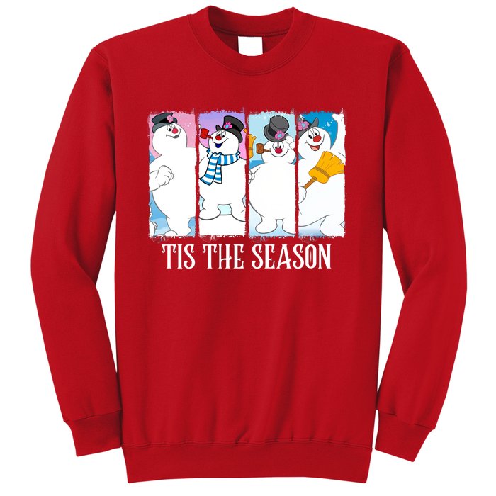 Tis The Season Frosty Snowman Frosty Christmas Sweatshirt