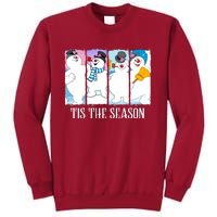 Tis The Season Frosty Snowman Frosty Christmas Tall Sweatshirt