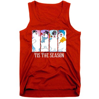 Tis The Season Frosty Snowman Frosty Christmas Tank Top