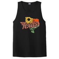 Texas Tx State Map Pride Vintage PosiCharge Competitor Tank