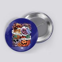 Tis The Season To Be Spooky Skull Pumpkin Halloween Costume Gift Button