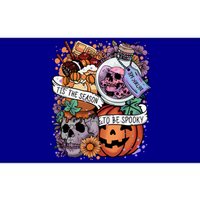 Tis The Season To Be Spooky Skull Pumpkin Halloween Costume Gift Bumper Sticker