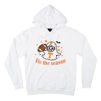 Tis The Season Halloween Football Ghost Tennessee Football Hoodie