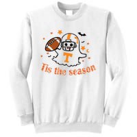 Tis The Season Halloween Football Ghost Tennessee Football Sweatshirt