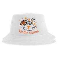 Tis The Season Halloween Football Ghost Tennessee Football Sustainable Bucket Hat