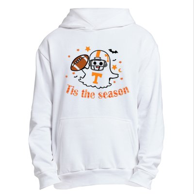 Tis The Season Halloween Football Ghost Tennessee Football Urban Pullover Hoodie