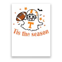 Tis The Season Halloween Football Ghost Tennessee Football Poster