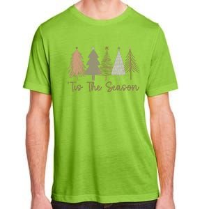 Tis The Season Funny Christmas Tree Boho Christmas Trees Whimsical Christmas Adult ChromaSoft Performance T-Shirt