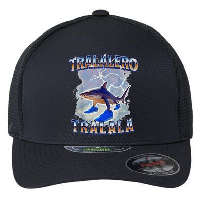 Tralalero Tralala Shark Meme Bootle Flexfit Unipanel Trucker Cap
