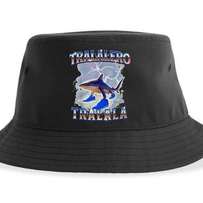 Tralalero Tralala Shark Meme Bootle Sustainable Bucket Hat