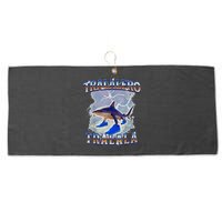 Tralalero Tralala Shark Meme Bootle Large Microfiber Waffle Golf Towel
