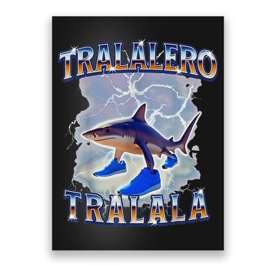 Tralalero Tralala Shark Meme Bootle Poster