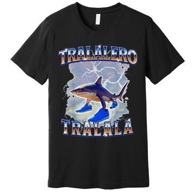Tralalero Tralala Shark Meme Bootle Premium T-Shirt