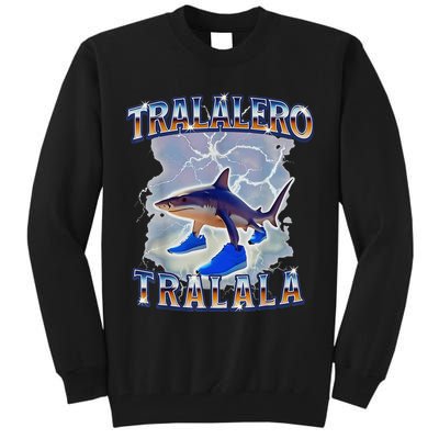 Tralalero Tralala Shark Meme Bootle Tall Sweatshirt